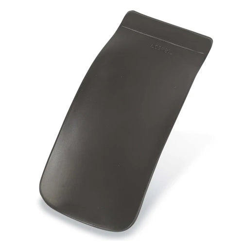 Black Acerbis mud flap compatible with Honda, Husqvarna, Kawasaki, KTM, Suzuki, and Yamaha motorcycles 80-450cc, years 1993-2023
