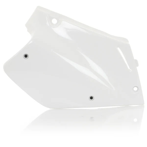 White Acerbis side panels for Honda CR 125 1995-1997 and CR 250 1995-1996 motocross bikes