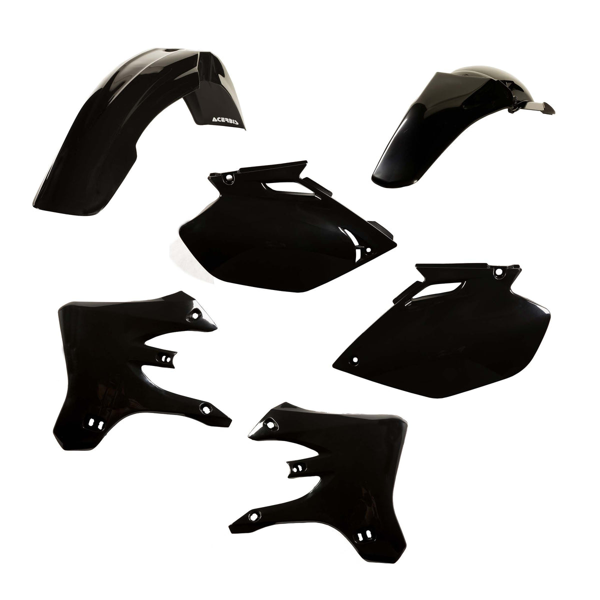 Acerbis Standard Plastic Kit Yamaha YZ250F / YZ450F 2003 - 2005 Black