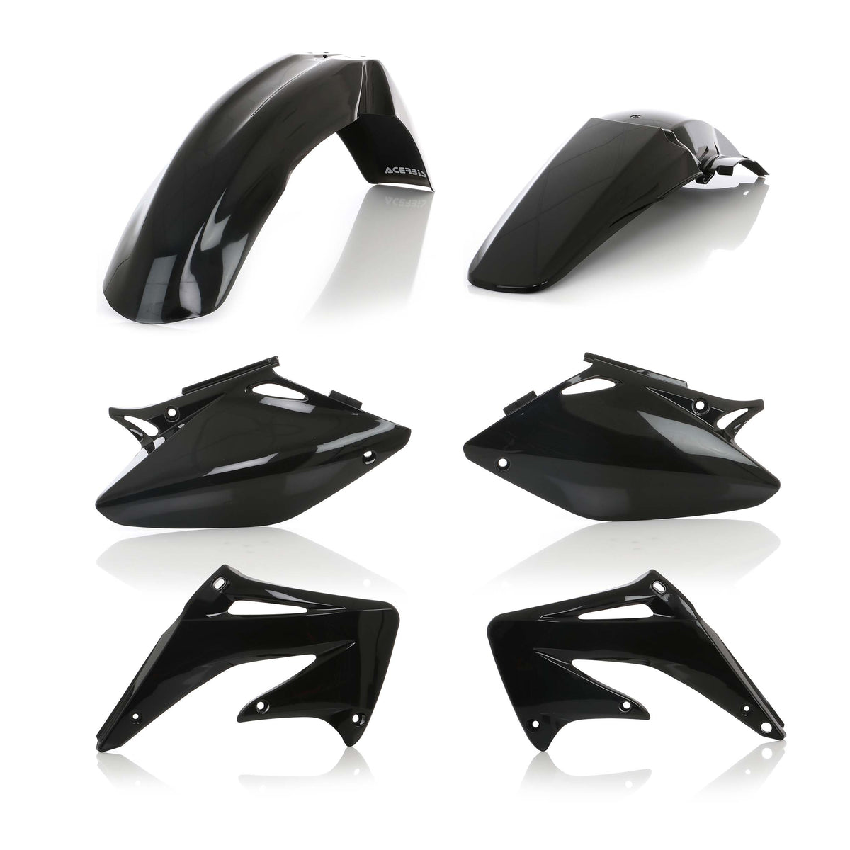 Acerbis Standard Plastic Kit Honda CRF450R 2002 - 2003 Black