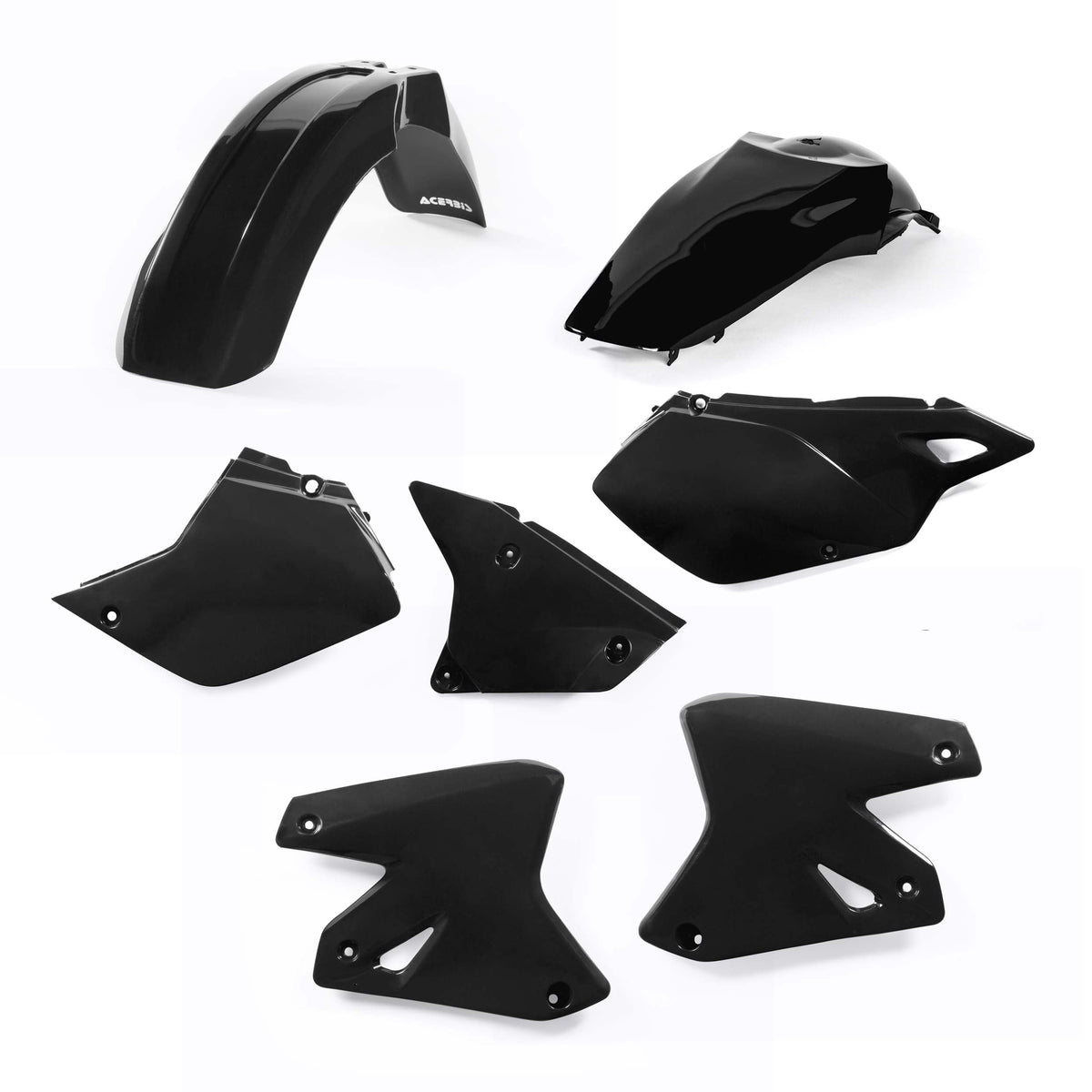Acerbis Standard Plastic Kit Suzuki DR-Z400 / Kawasaki KLX400 2000 - 2010 Black