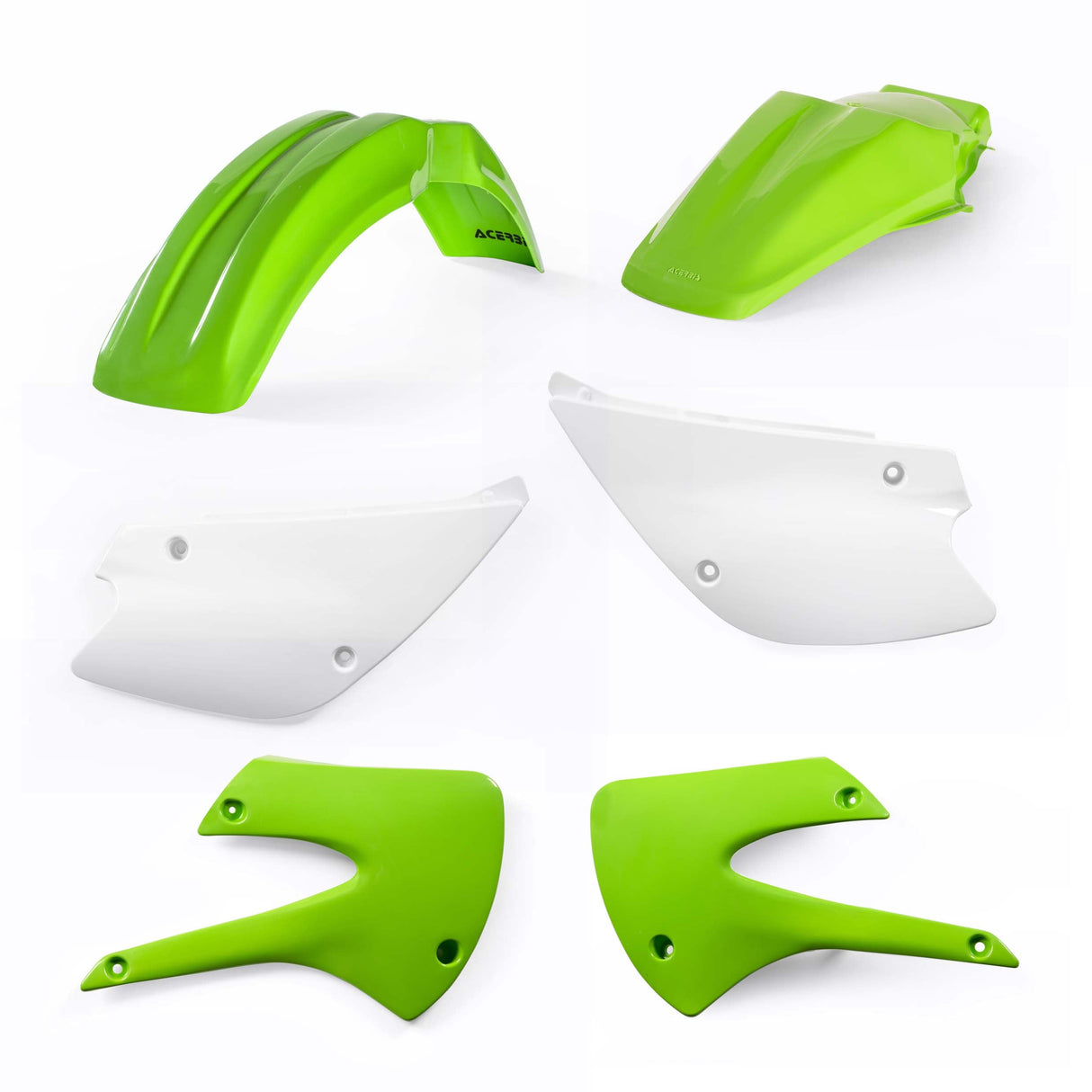 Acerbis Standard Plastic Kit Kawasaki KX85 2001 - 2010 OEM Colours
