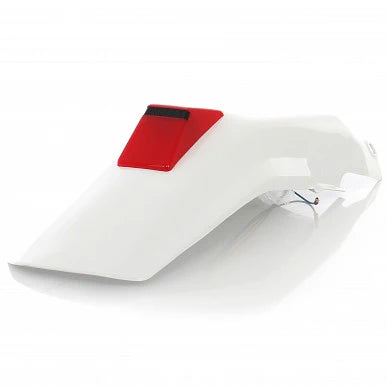 White Acerbis rear fender for Honda XR 600R 1995-1999 motorcycle