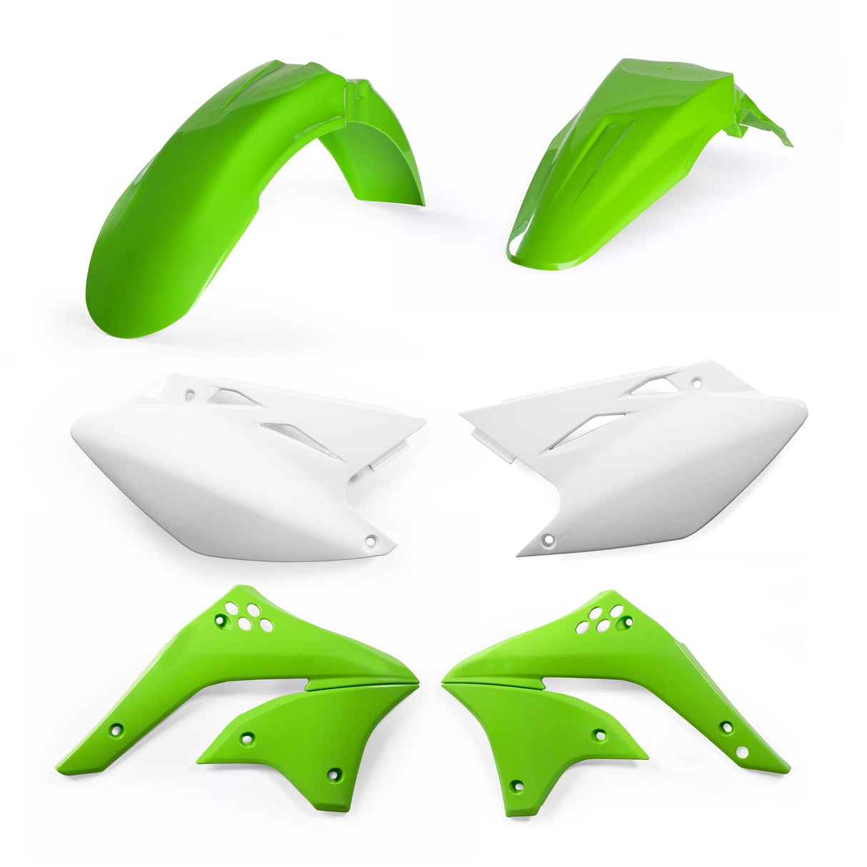 Acerbis Standard Plastic Kit Kawasaki KX450F 2006 - 2008 OEM Colours