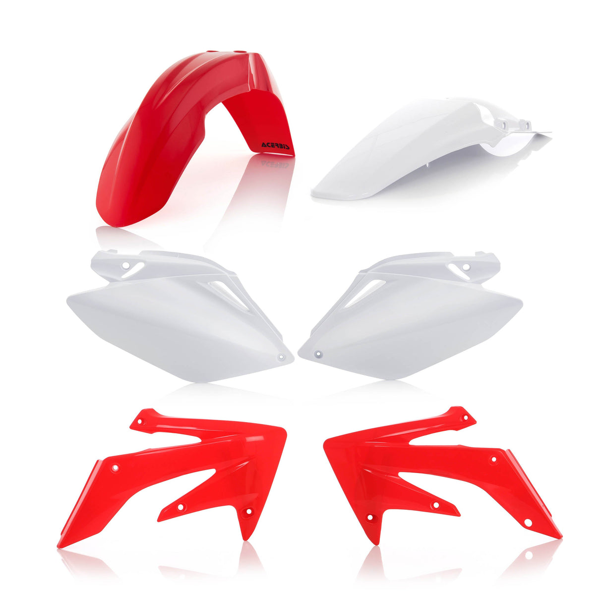 Acerbis Standard Plastic Kit Honda CRF250 2006 - 2009 OEM 2009 Colours