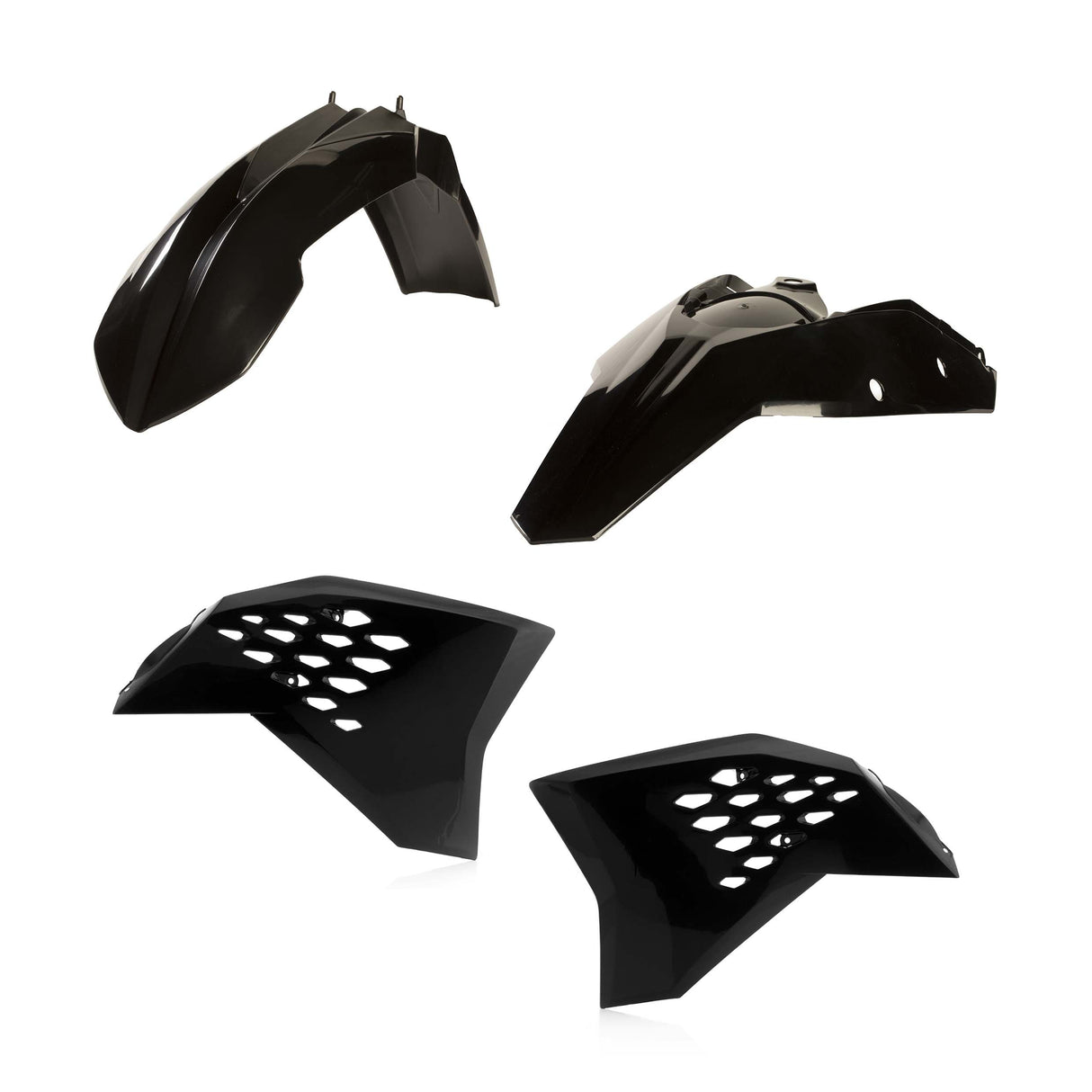 Acerbis Standard Plastic Kit KTM SX / SX-F 2007 - 2010 Black