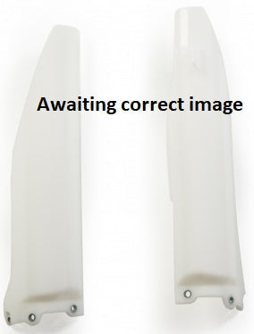 Acerbis Lower Fork Guards Suzuki RM / RM-Z 2007 Onwards Yellow - Left Side