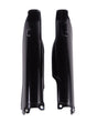 Black Acerbis lower fork covers for Kawasaki KXF 250/450 2006-2008 and KLX450 2008-2009