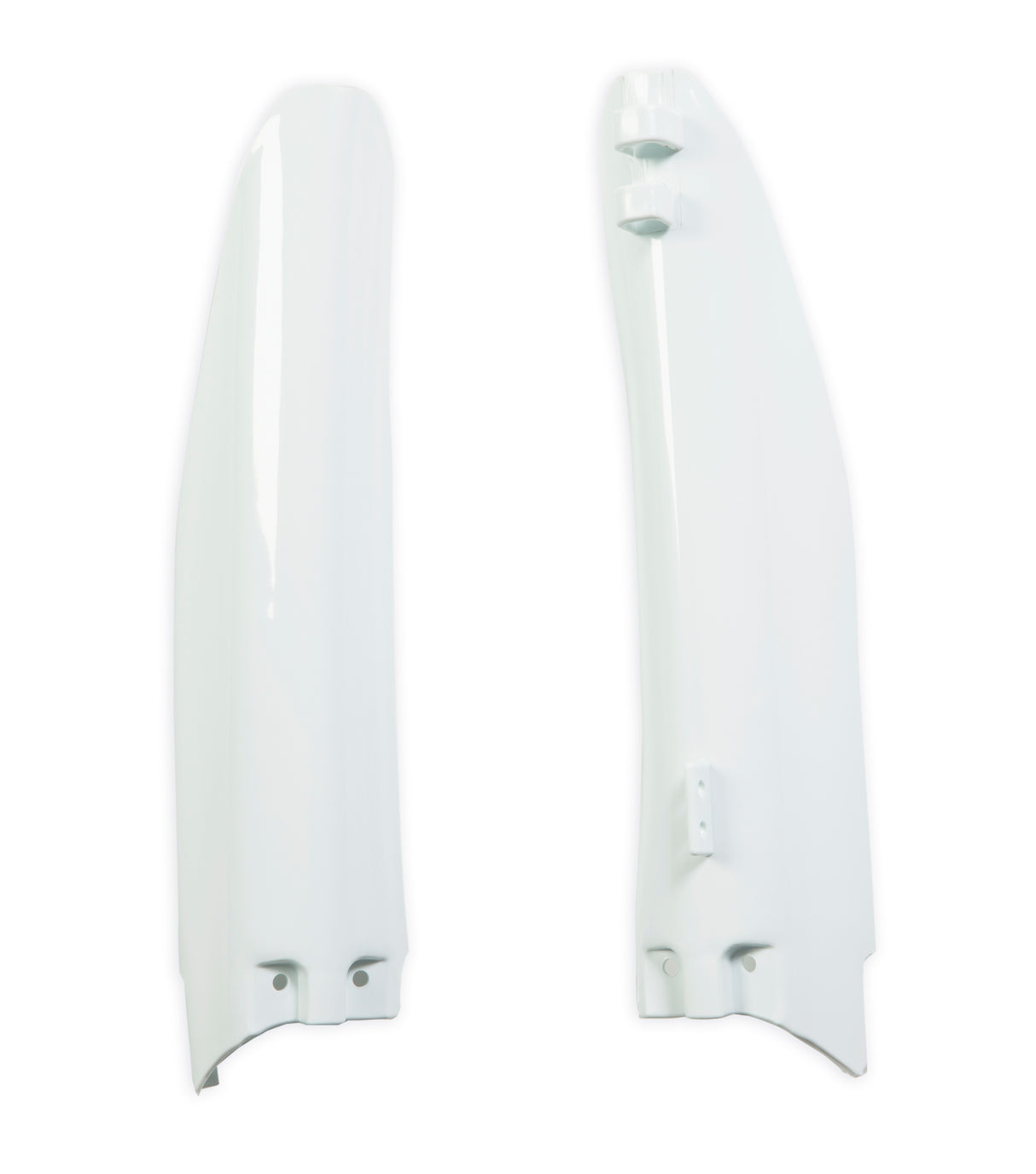 White Acerbis lower fork cover for Suzuki RM 125/250 1999-2003