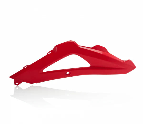 Red Acerbis radiator scoops for WR, WR, TE, TC 125-250 motorcycles, model year 2008