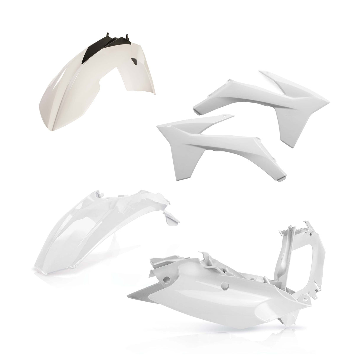 Acerbis Standard Plastic Kit KTM EXC 2-Stroke / 4-Stroke 2012 - 2013 White