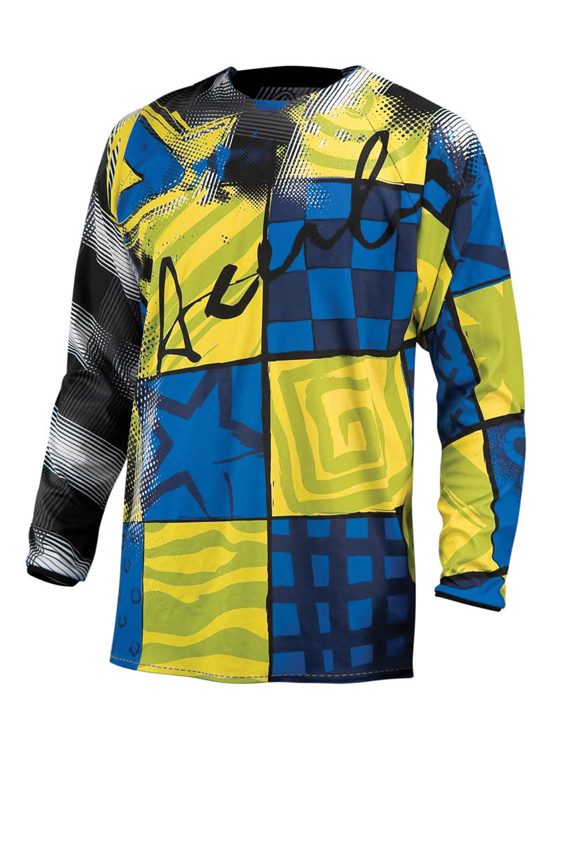Acerbis Fanatic Jersey Blue/Yellow - XX-Large