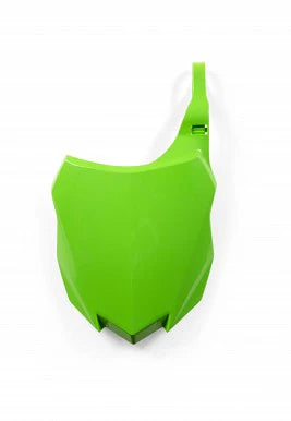 Acerbis front number plate in various colours for Kawasaki KXF250 2013-2016 and KXF450 2013-2015