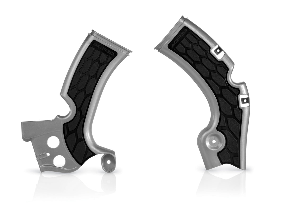 Acerbis X-Grip Frame Protectors Kawasaki KX-F Silver