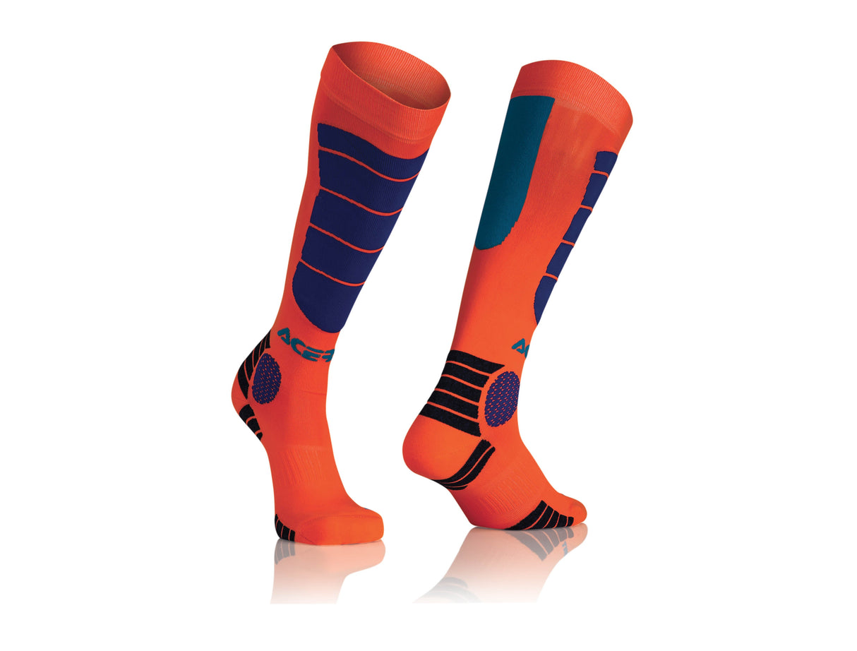 Acerbis Kids Socks Orange/Blue