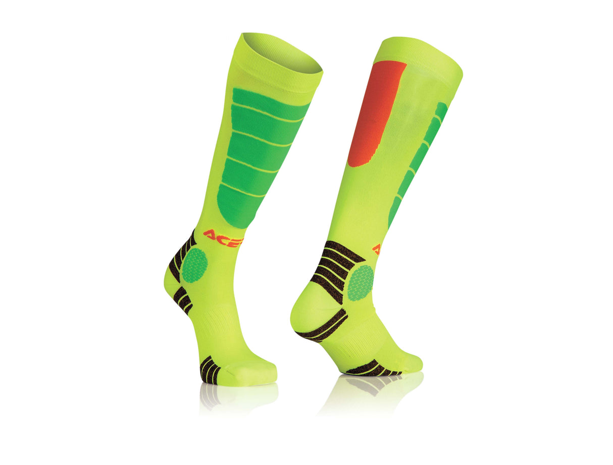 Acerbis Kids Socks Orange/Yellow - Small/Medium