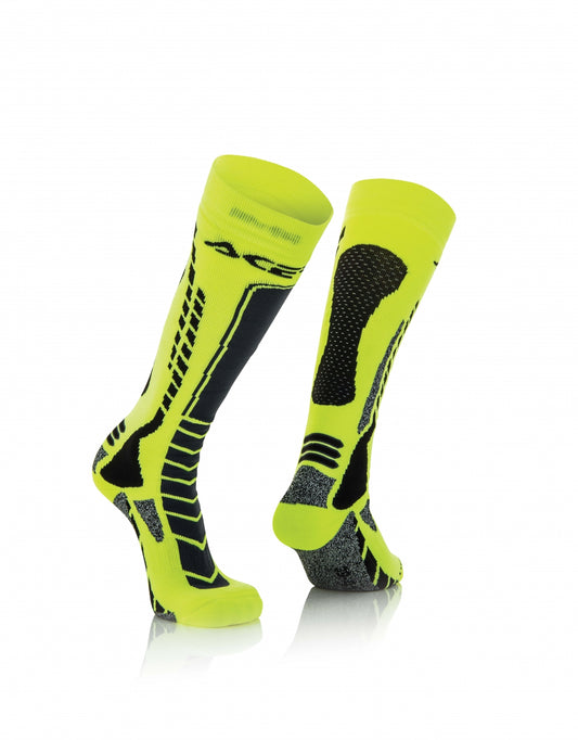 Acerbis MX-Pro Socks Black/Fluo Yellow