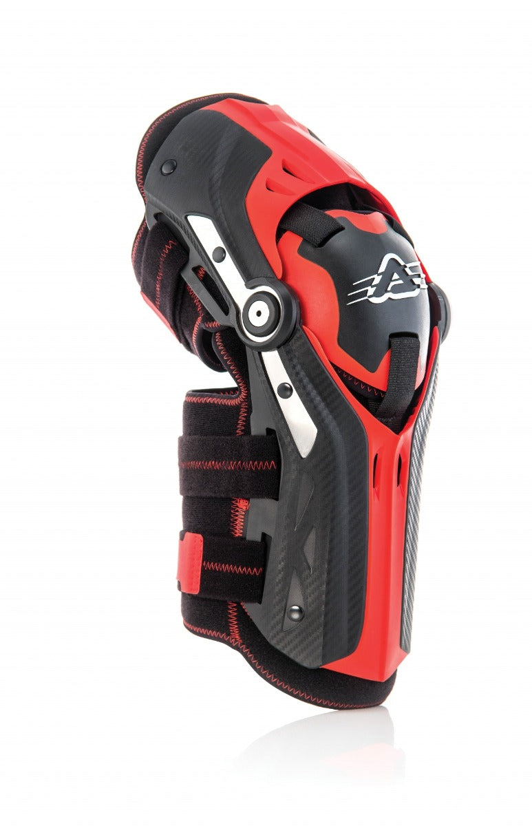 Acerbis Gorilla Knee Guard in black and red color