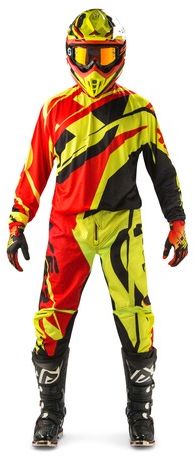 Acerbis Profile MX 17 Jersey Red/Fluo Yellow