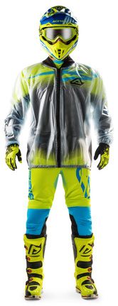 Acerbis Clear Rain Pro 3.0 Jacket transparent waterproof motorcycle rain jacket