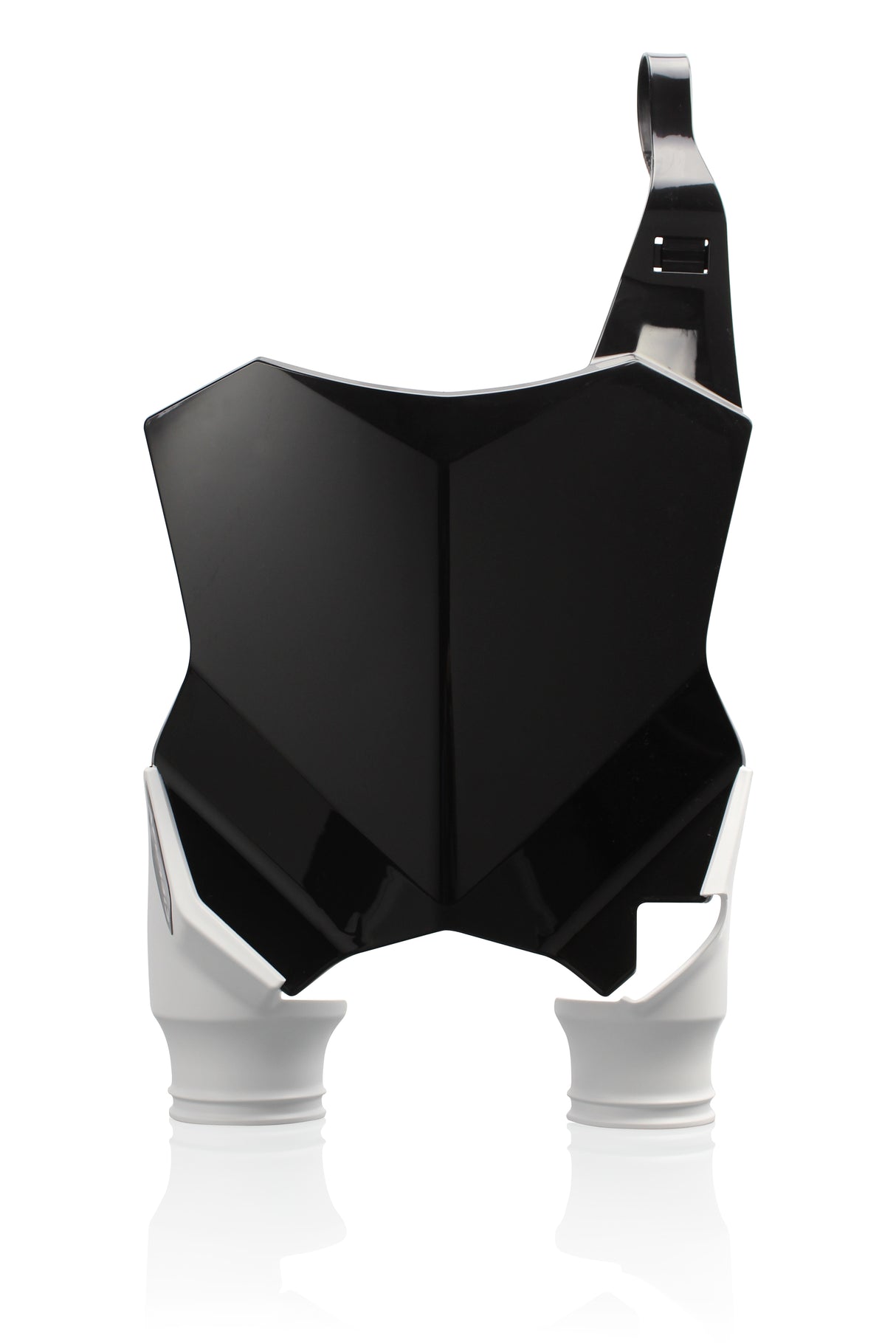 Acerbis Raptor front number plate for Kawasaki 250-450 motorcycles 2016-2024 in black and white