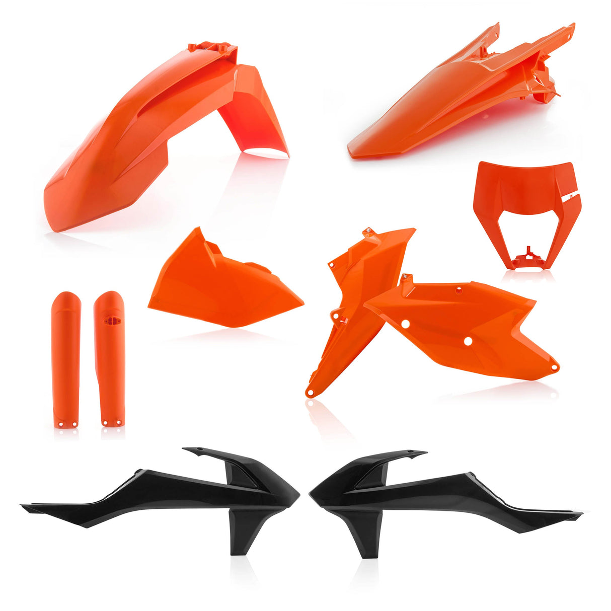 Acerbis Full Plastic Kit with Headlight Cover KTM EXC / EXC-F OEM Colours