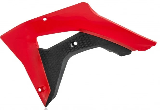 Acerbis radiator scoops in various colours for Honda CRF250/300 RX 2019-2021, CRF450 RX/X 2017-2020, and CRF450 L 2019-2022