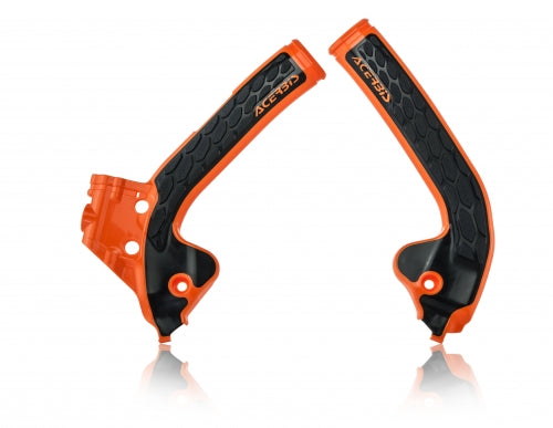 Acerbis X-Grip Frame Protector in orange for KTM, GASGAS, and Husqvarna MC/TC/SX 85 2018-2024 dirt bikes