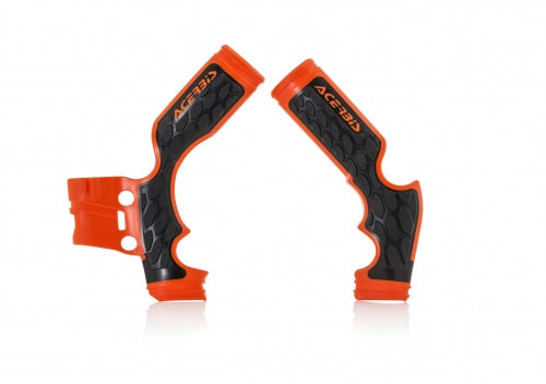 Acerbis X-Grip Frame Protector in orange for KTM, GASGAS, and Husqvarna MC/TC/SX 65 2014-2023