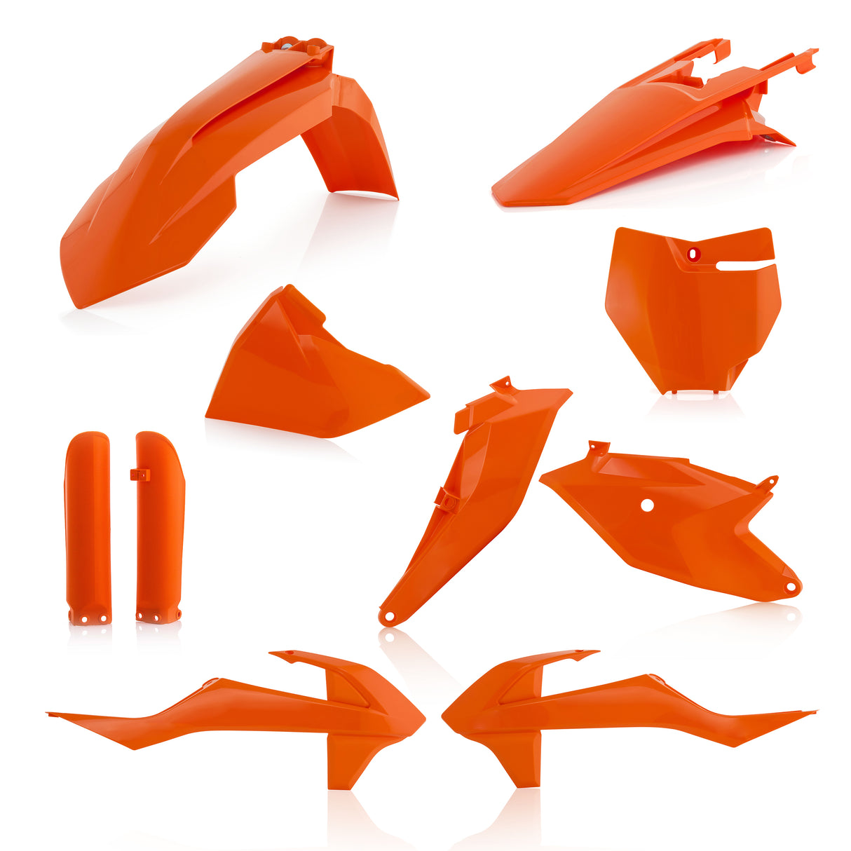 Acerbis full plastic kit in orange for KTM/GASGAS SX/MC 85 2019-2024 motocross bikes