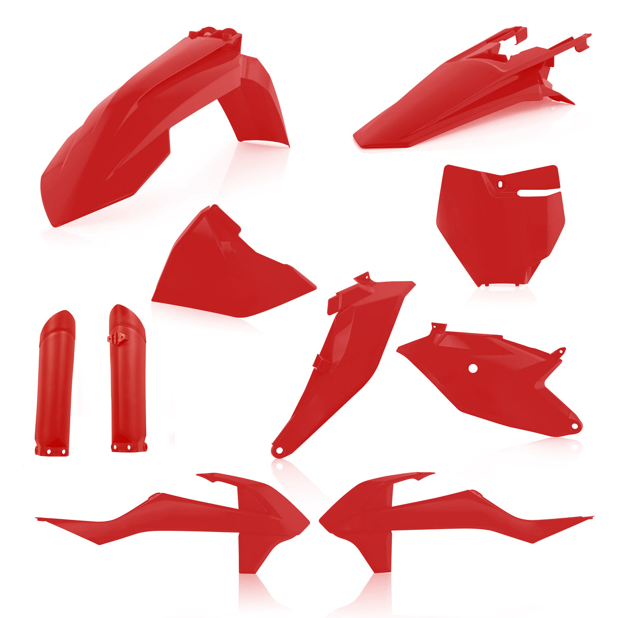 Acerbis full red plastic kit for KTM and GASGAS SX/MC 85 2020-2024 dirt bikes