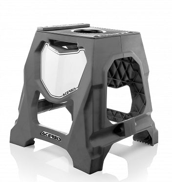 ACERBIS BIKE STAND 711 in grey color, sturdy motorcycle stand for maintenance and storage