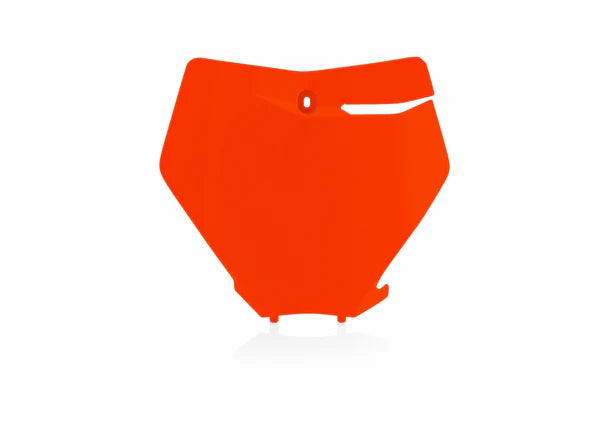 Acerbis front number plate in various colours for KTM SX, SX-F, XC, and XC-F 125-450 models 2019-2022