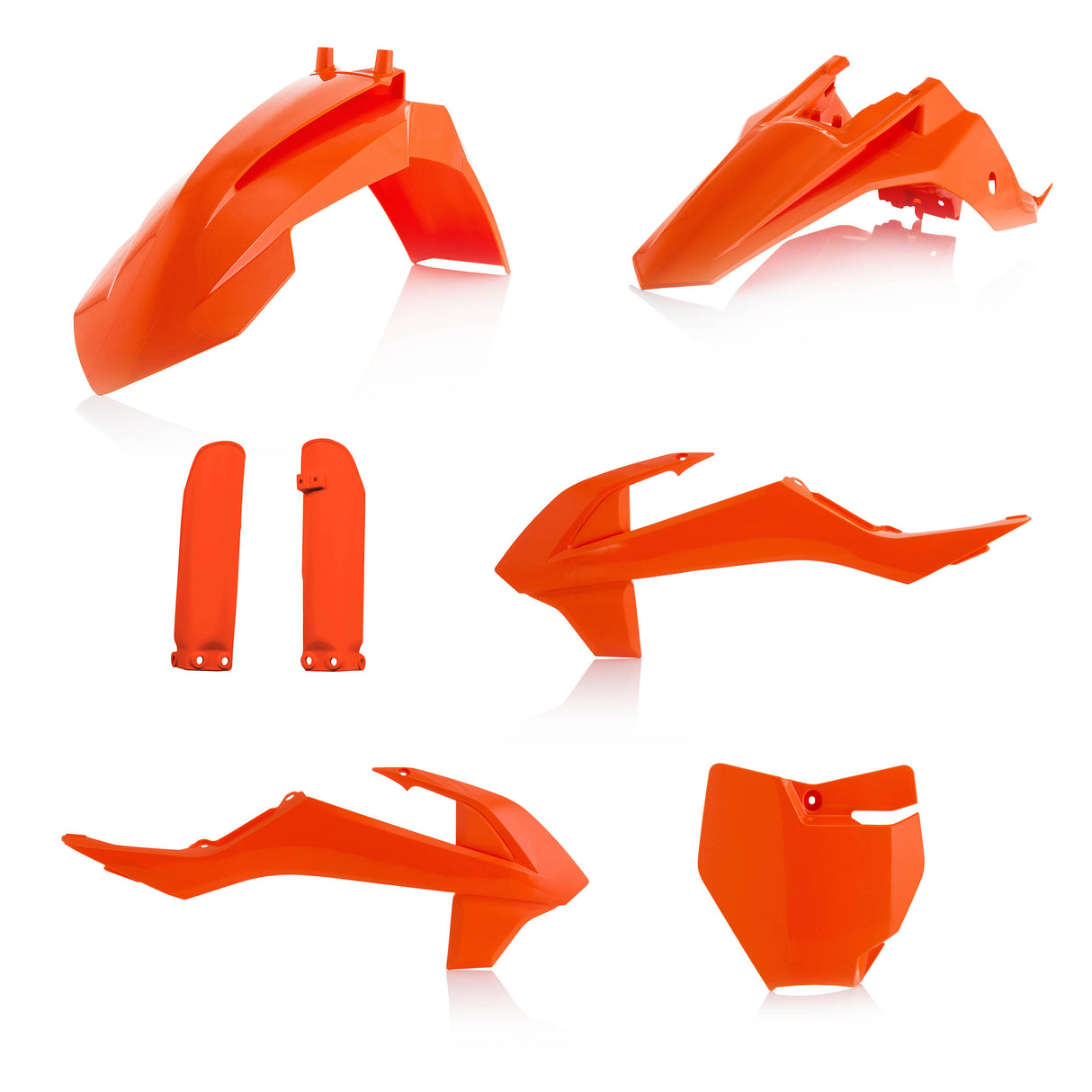 Acerbis full plastic kit in orange for KTM and GASGAS SX/MC 65 models 2020-2023