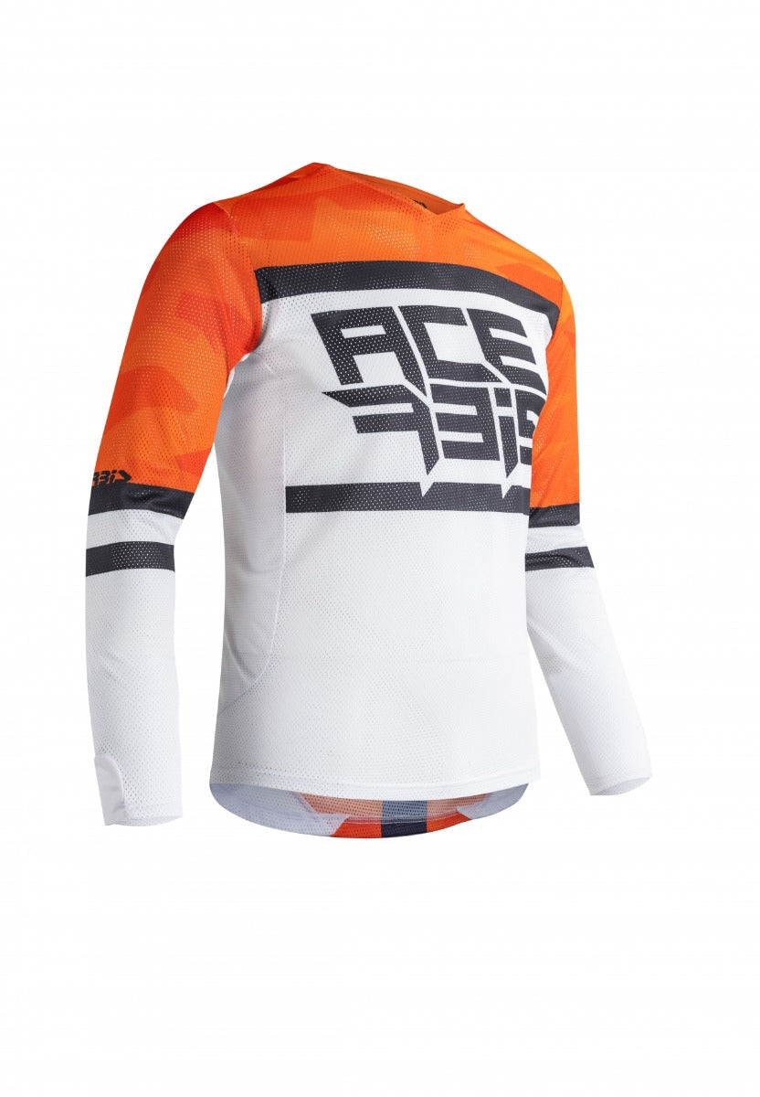 Acerbis Helios MX Vented Jersey Orange/White