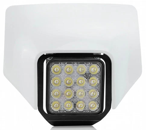 Acerbis white headlight for Husky TE 2018-2019 and FE 2017-2019 motorcycles