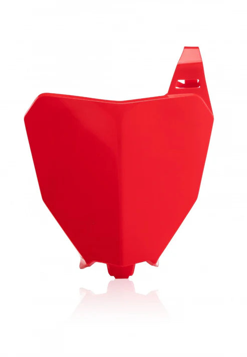 Acerbis front number plate in various colours for Honda CRF 250/300 R/RX 2019-2021 and CRF 450 R/RX 2019-2020