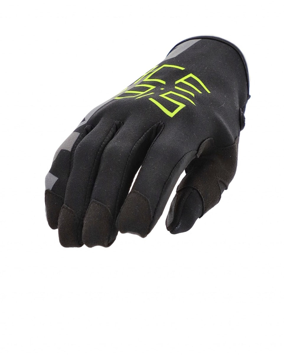 Acerbis Zero Degree 3.0 Gloves Black/Fluo Yellow - XX-Large