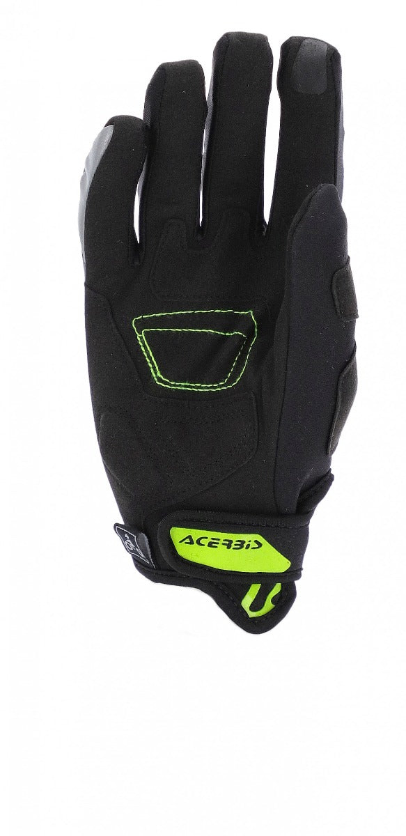 Acerbis Zero Degree 3.0 Gloves Black/Fluo Yellow - XX-Large