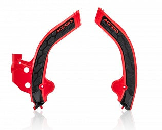 ACERBIS X-Grip Frame Protector in red and black for Beta RR 2T/4T 2020-2024