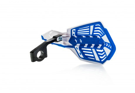 ACERBIS X-FUTURE HANDGUARDS (VIEW DESCRIPTION FOR FITMENT DETAILS); WHITE/BLUE