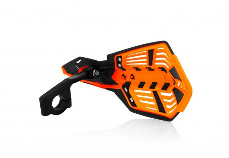ACERBIS X-FUTURE HANDGUARDS (VIEW DESCRIPTION FOR FITMENT DETAILS); BLACK/ORANGE