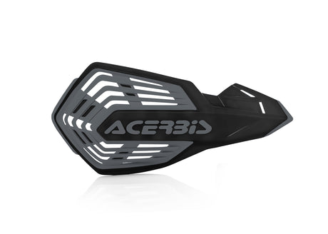 Acerbis X-Future Handguards in black and grey for Beta, Fantic, GasGas, Honda, Husaberg, Husqvarna, Kawasaki, KTM, Sherco, Stark, Suzuki, TM, Yamaha 85-650cc motorcycles 1990-2024