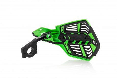 ACERBIS X-FUTURE HANDGUARDS (VIEW DESCRIPTION FOR FITMENT DETAILS); GREEN/BLACK