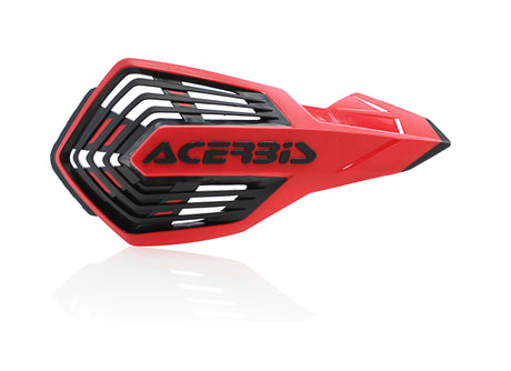 Acerbis X-Future red and black handguards for Beta, Fantic, GasGas, Honda, Husaberg, Husqvarna, Kawasaki, KTM, Sherco, Stark, Suzuki, TM, Yamaha motorcycles 85-650cc, 1990-2024