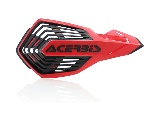 Acerbis X-Future red and black handguards for Beta, Fantic, GasGas, Honda, Husaberg, Husqvarna, Kawasaki, KTM, Sherco, Stark, Suzuki, TM, Yamaha motorcycles 85-650cc, 1990-2024