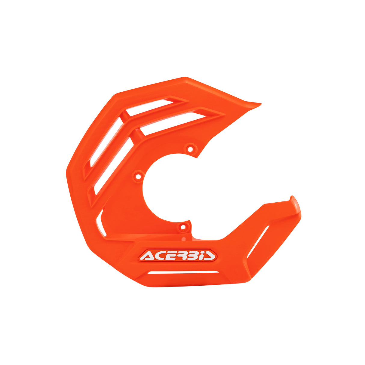 Orange Acerbis X-Future disc cover for Beta, Fantic, GasGas, Honda, Husqvarna, Kawasaki, KTM, Sherco, Suzuki, and Yamaha 125-540 motorcycles (2004-2023)