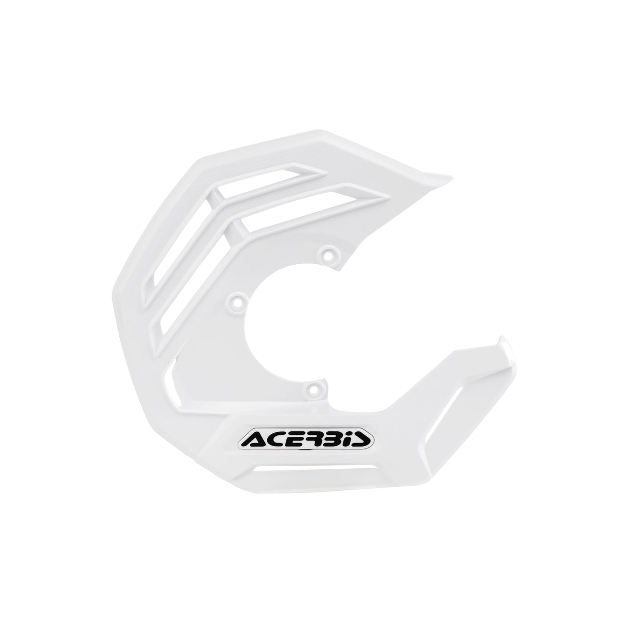 White Acerbis X-Future disc cover for Beta, Fantic, GasGas, Honda, Husqvarna, Kawasaki, KTM, Sherco, Suzuki, Yamaha 125-540 motorcycles 2004-2023