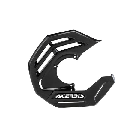 Black Acerbis X-Future disc cover for Beta, Fantic, GasGas, Honda, Husqvarna, Kawasaki, KTM, Sherco, Suzuki, Yamaha 125-540 motorcycles 2004-2023