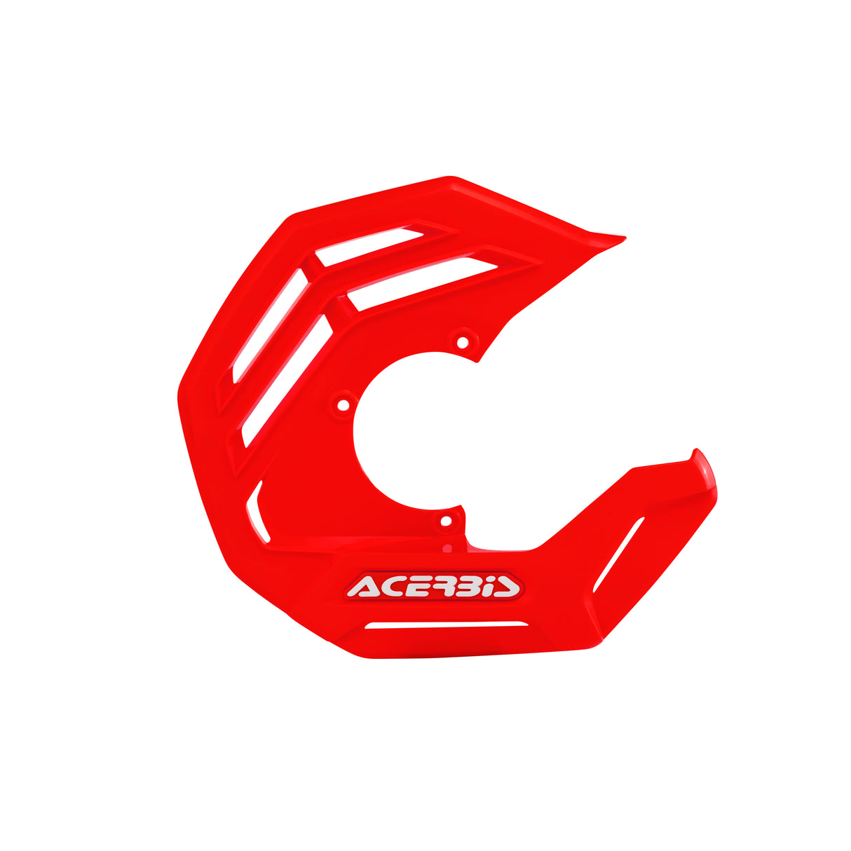 Red Acerbis X-Future disc cover for Beta, Fantic, GasGas, Honda, Husqvarna, Kawasaki, KTM, Sherco, Suzuki, Yamaha 125-540 motorcycles (2004-2023)